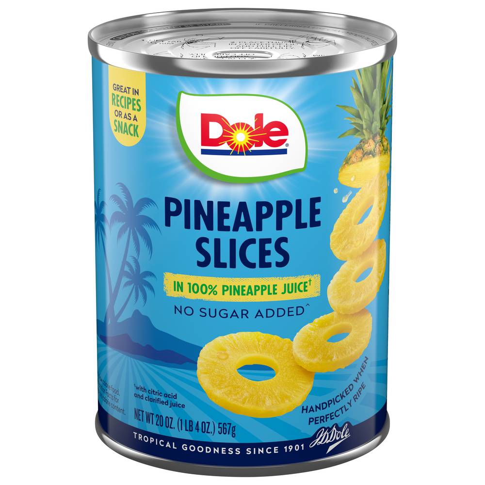 Dole Pineapple Slices in 100% Juice