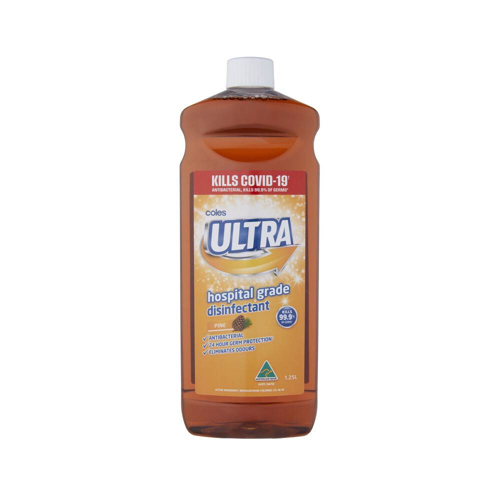 Coles Ultra Hospital Grade Pine Disinfectant Solution