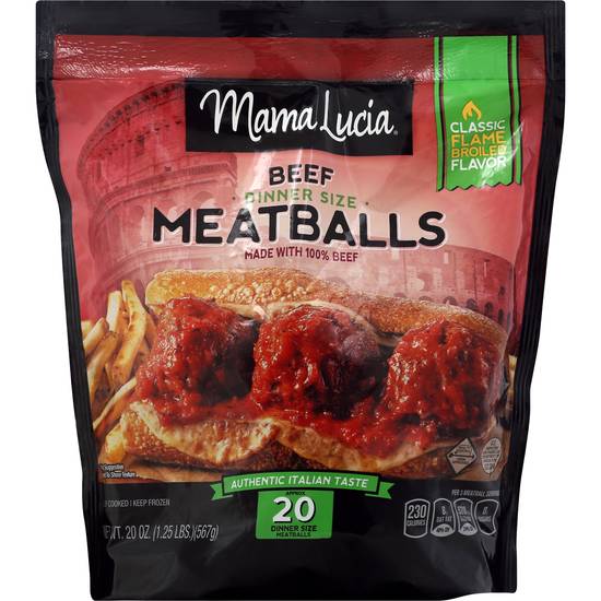 Mama Lucía Dinner Size Beef Meatballs (22 oz)