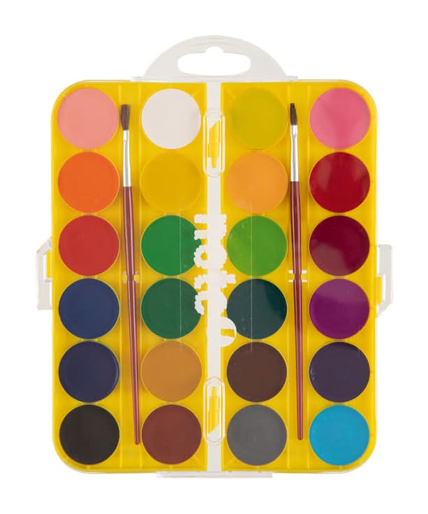 Aguarela 30mm com 24 unidades Note!