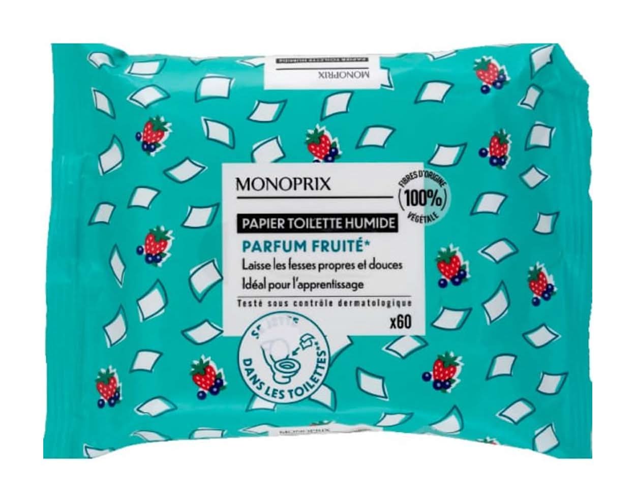 Monoprix Bébé - Papier toilette humide (60)