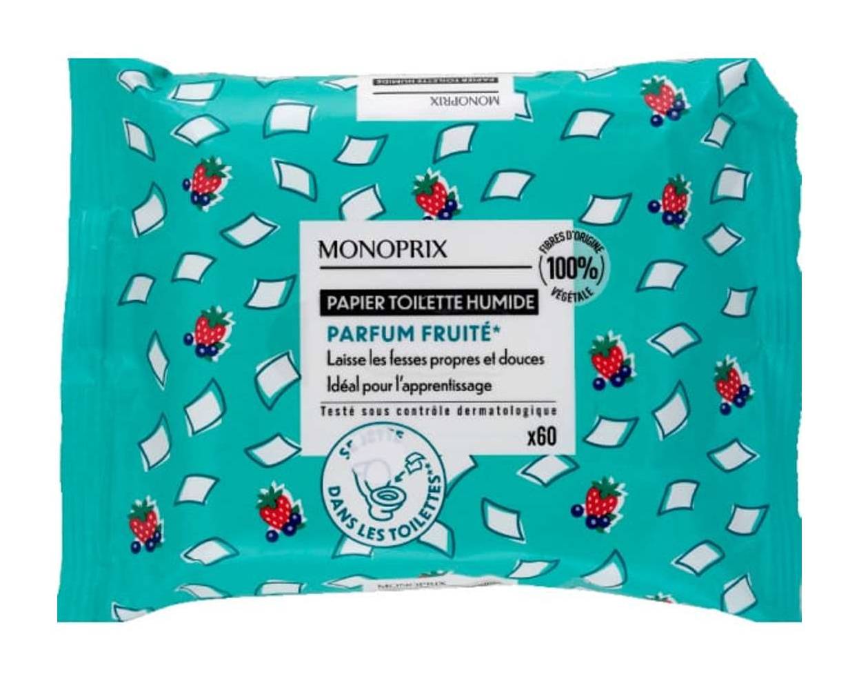 Monoprix Bébé - Papier toilette humide (60)