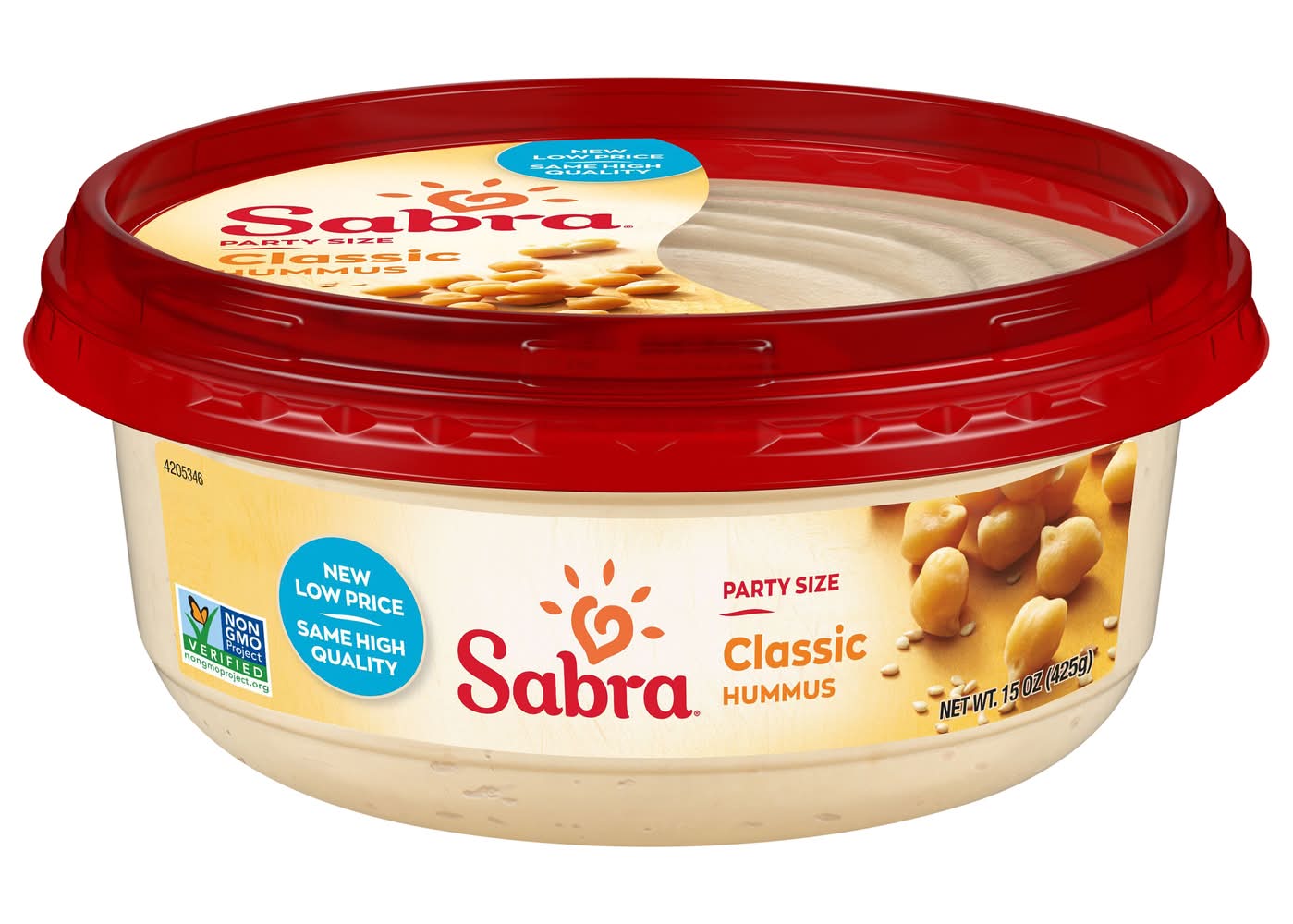 Sabra Classic Hummus Party Size (15 oz)