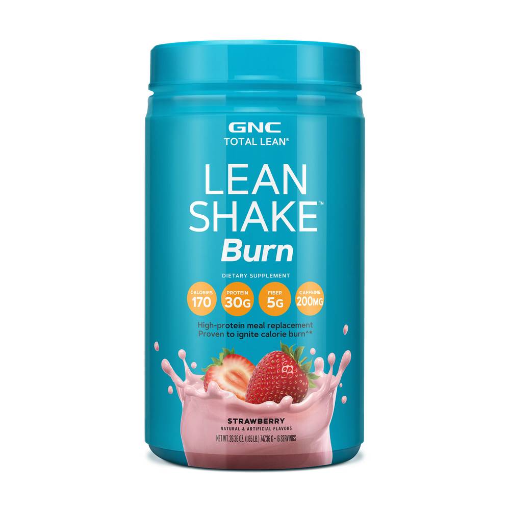 Gnc Total Lean Shake Burn Dietary Supplement (26.36 oz) (strawberry)