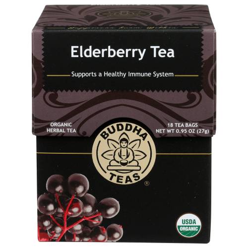 Buddha Teas Organic Elderberry Tea 18 Bags
