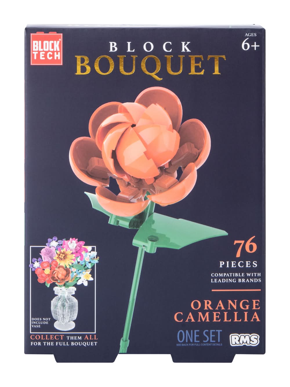 Block Tech™ Block Bouquet Set Orange Camellia