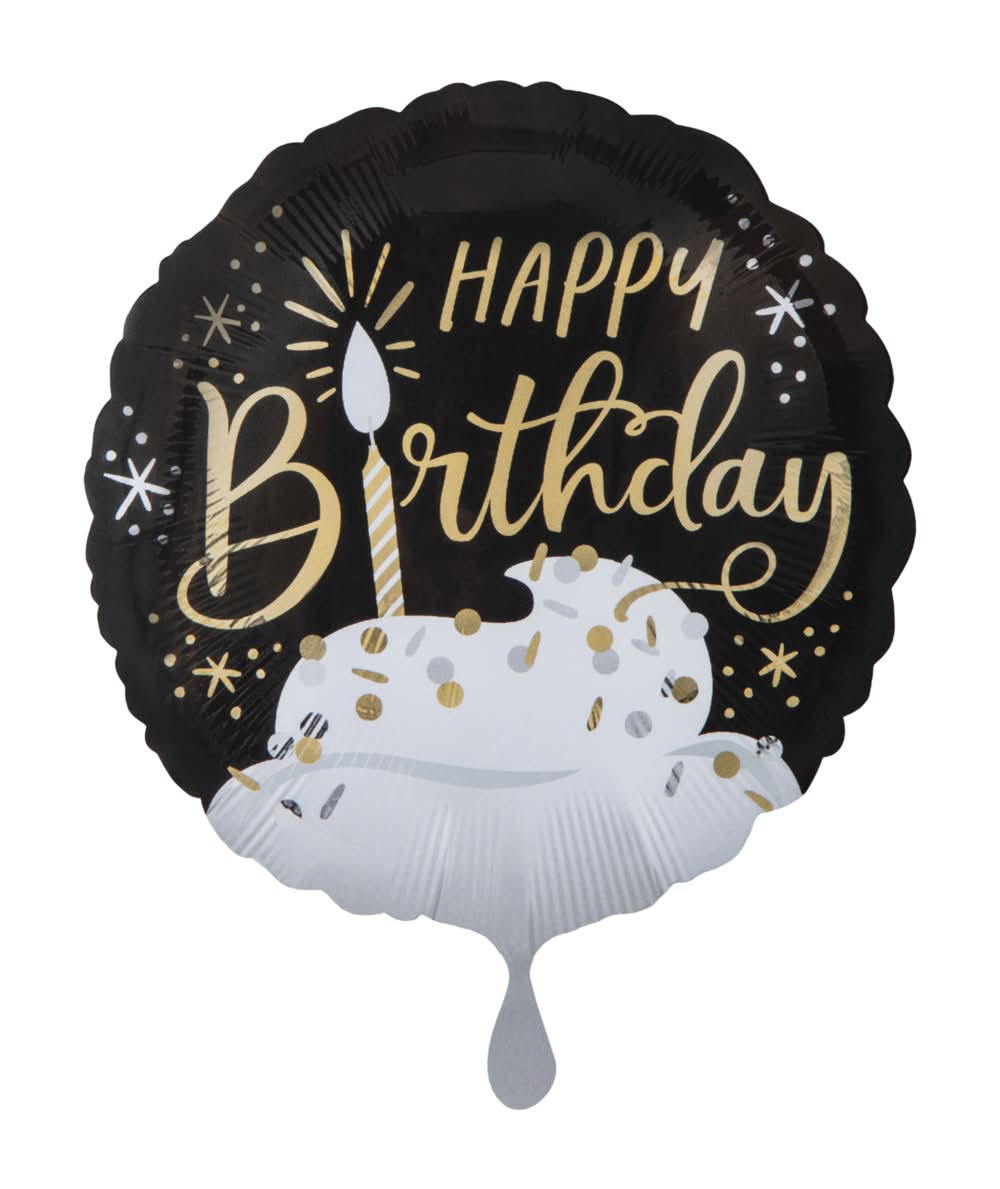 Inflated Happy Birthday Decorative Balloon