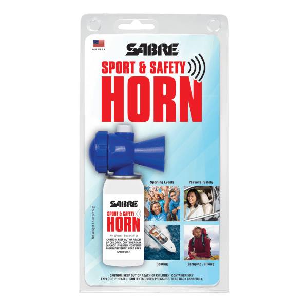 Sabre Sport & Safety Horn ( white/blue)