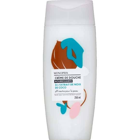 Monoprix Crème De Douche À La Noix De Coco Le Flacon De 250 Ml