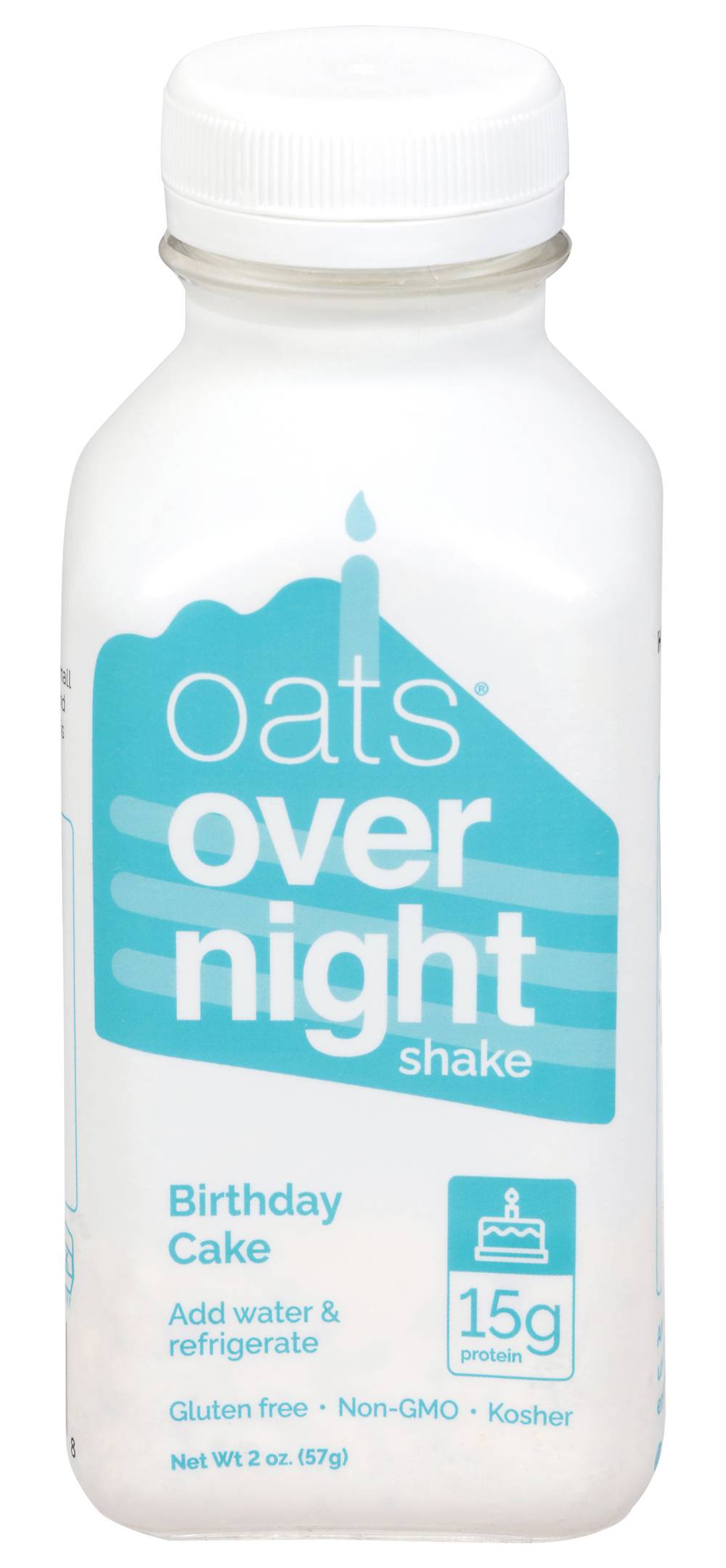 Oats Overnight Protein Shake Powder, Birthday Cake (2 oz)