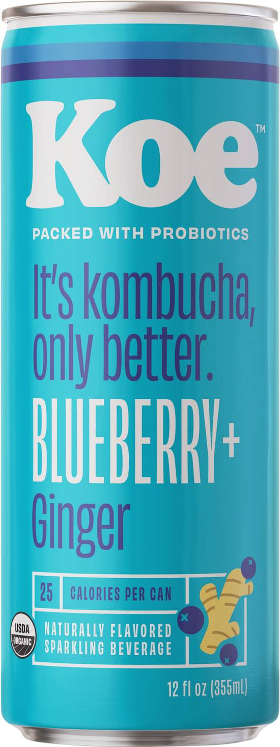 Köe Blueberry Ginger Kombucha (12 fl oz)