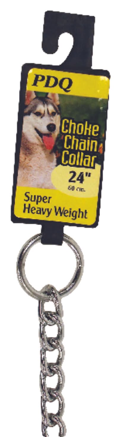 Pdq Silver Steel Dog Choke Chain Collar Large/X-Large