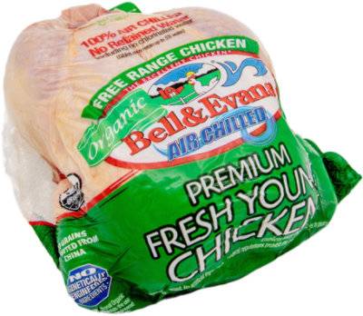 Bell & Evans Chicken Whole Organic - 4.00 Lb