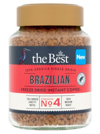 Morrisons The Best 100% Arabica Brazilian Rice Medium Roast Instant Coffee (100g)
