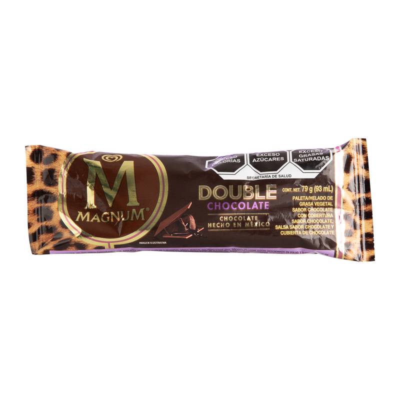 Magnum paleta double chocolate (bolsa 90 ml)