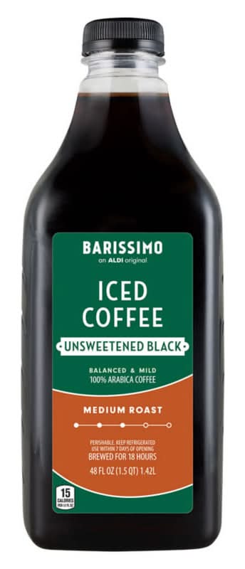 Barissimo 100% Arabica Unsweetened Medium Roast Iced Coffee (48 fl oz)