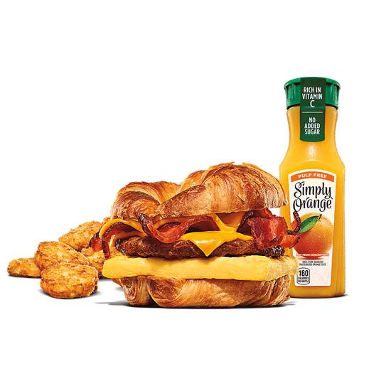 Bacon, Sausage, Egg & Cheese Croissan'wich Meals