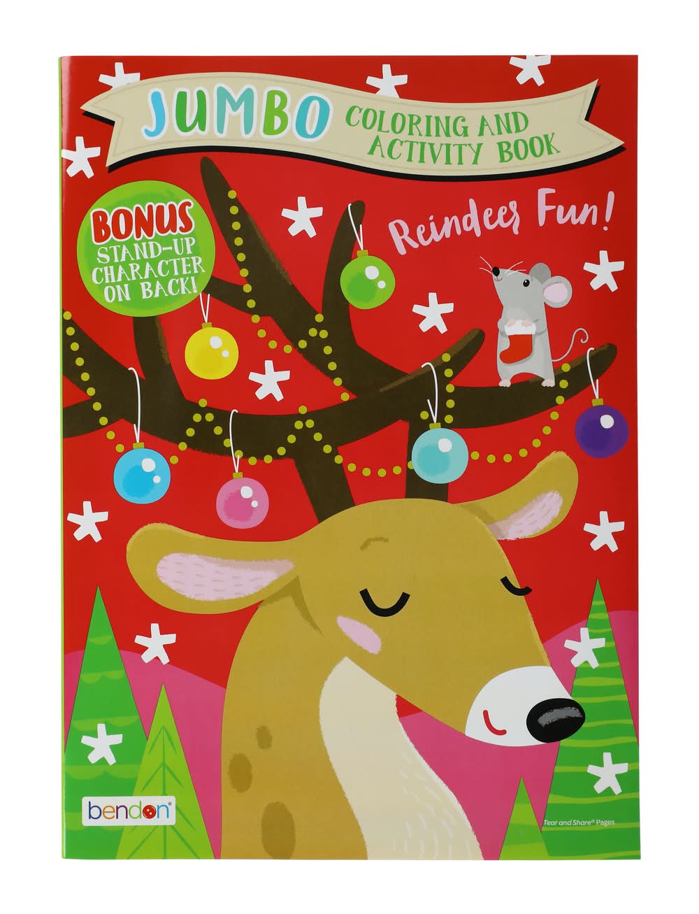 Holidays Jumbo Coloring & Activity Book Reindeer