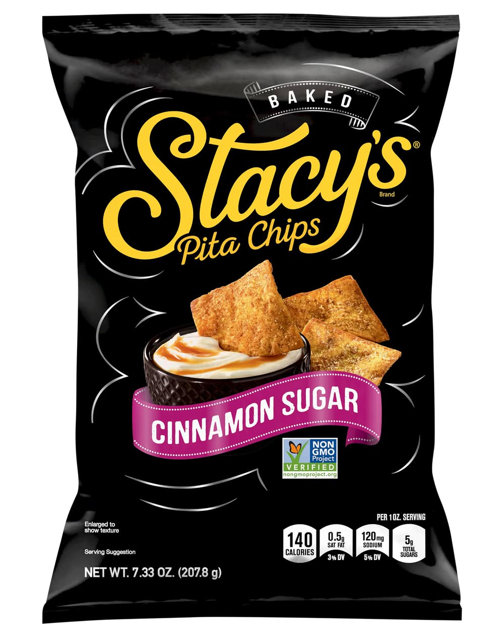 Stacy's Baked Bread Pita Chips, Cinnamon Sugar (7.33 oz)