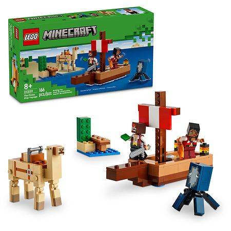 LEGO Minecraft the Pirate Ship Voyage Building Set 21259