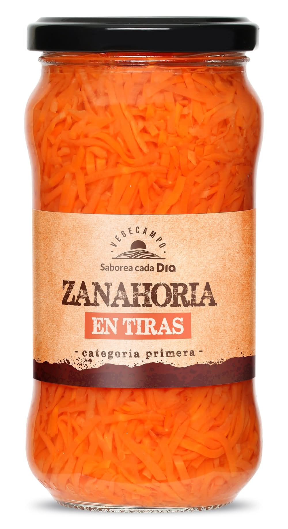 Zanahoria En Tiras Vegecampo De Dia Frasco 180 G