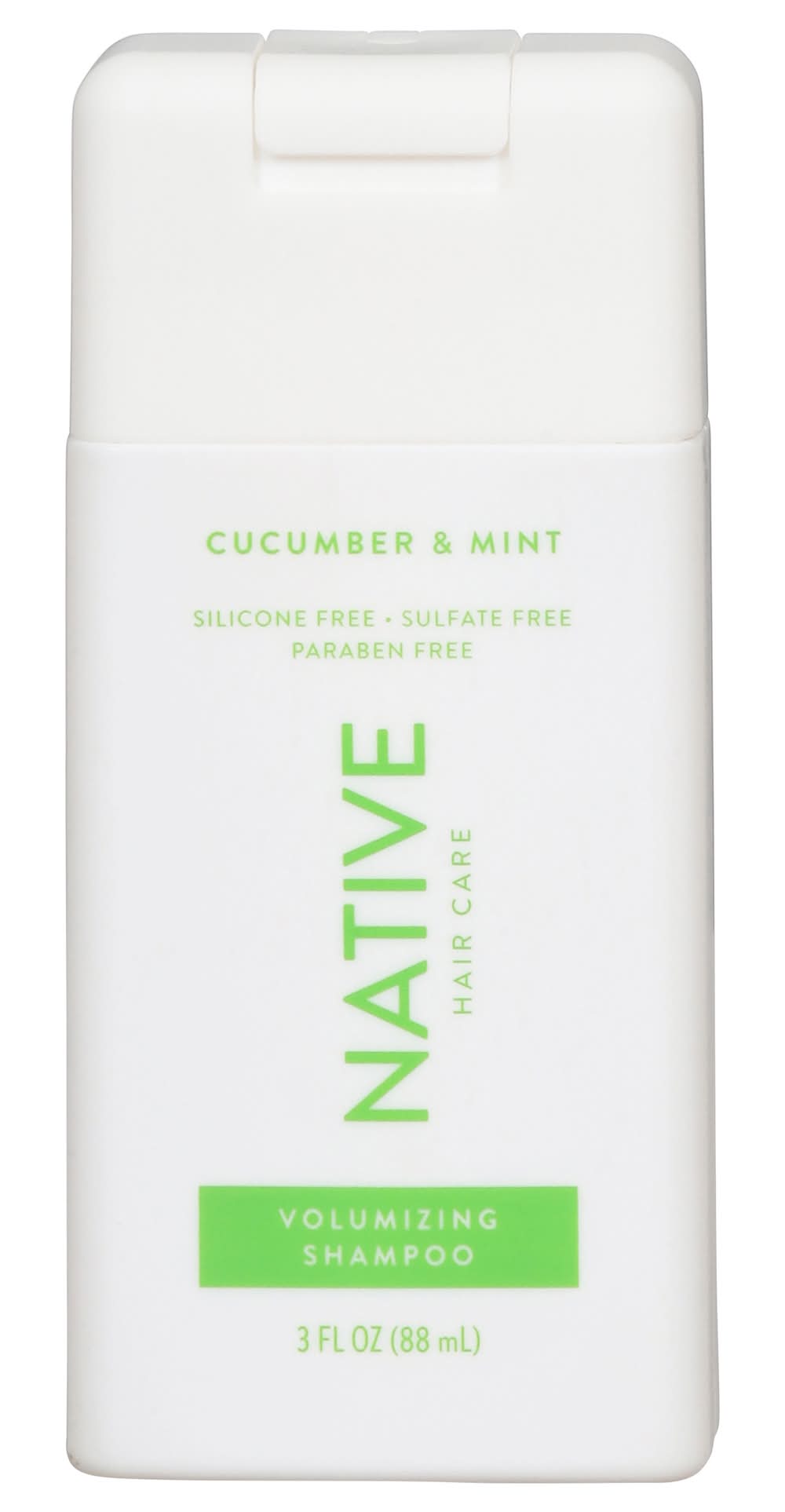Native Travel Size Vegan Cucumber & Mint Natural Volume Shampoo (3 fl oz)