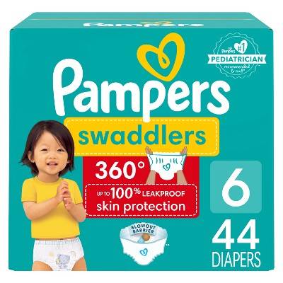 Pampers Swaddler 360 Disposable Baby Diapers, 6 (44 ct)