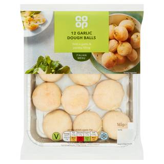 Co-op 12 Garlic Dough Balls 165g