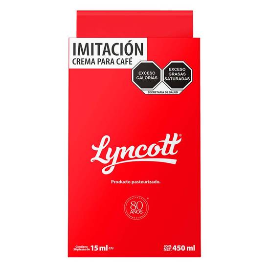 Lyncott sustituto de crema líquida para café (caja 30 x 15 ml)