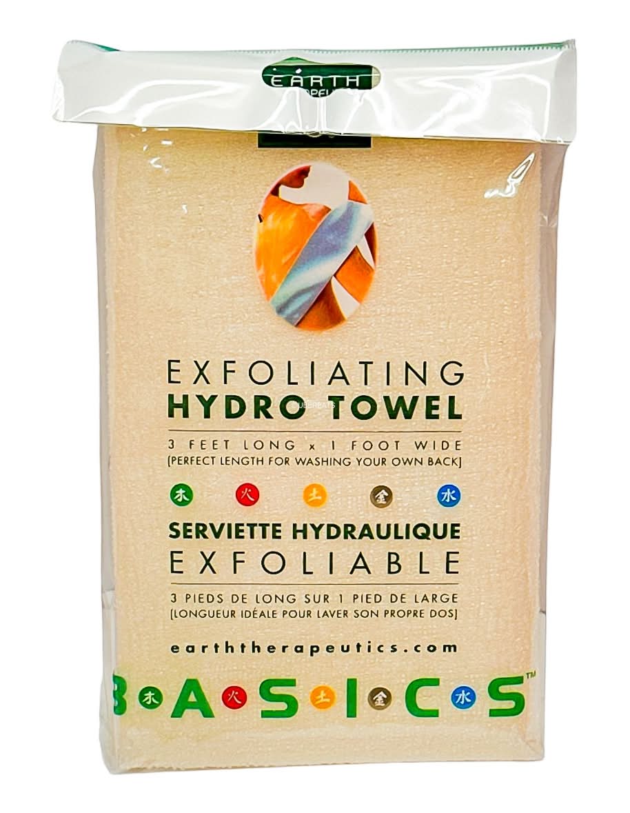 Earth Therapeutics Natural Exfoliating Hydro Towel, 3' (0.8 oz)