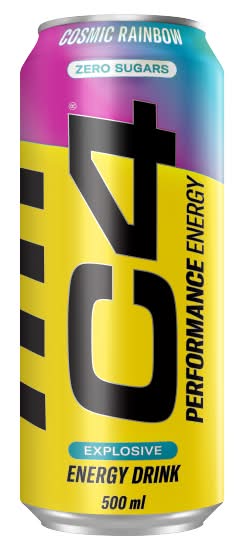 C4 Performance Energy Cosmic Rainbow Energy Drink (500ml)