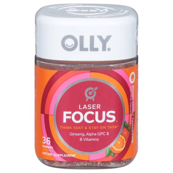 Olly Laser Focus Berry Tangy Tangerine Gummies (36 ct)