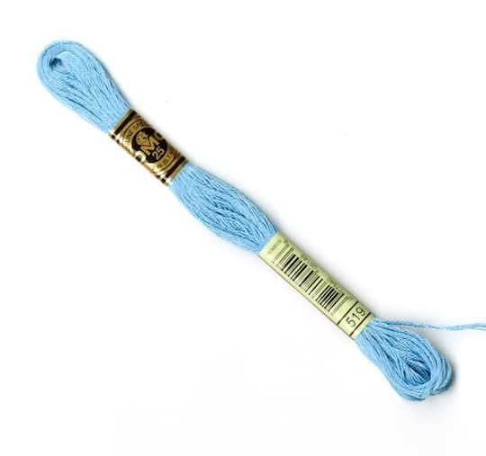 Dmc 6 Strand Embroidery Floss, Blue
