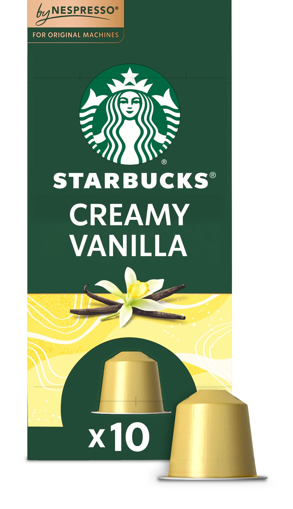 Starbucks Nespresso Original Line Capsules Box, Vanilla (1.79 oz, 10 ct)