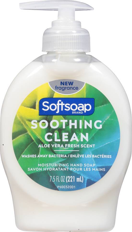 Softsoap Soothing Clean Aloe Vera Hand Soap