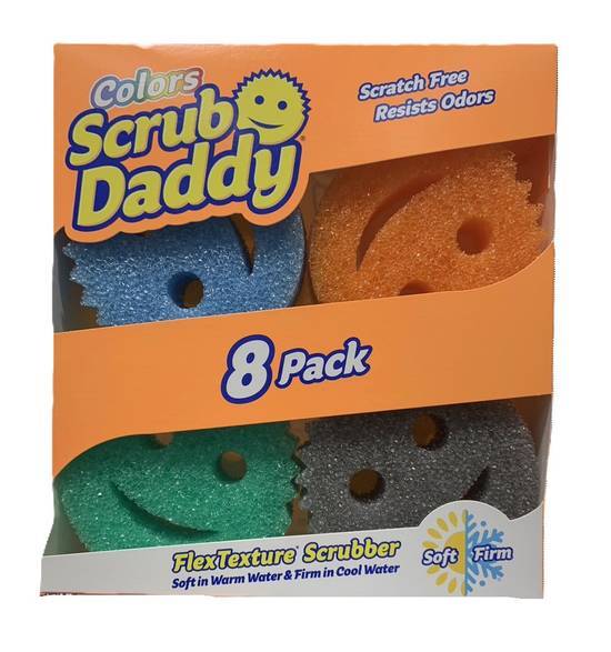 SCRUB DADDY カラースポンジ 8個入り