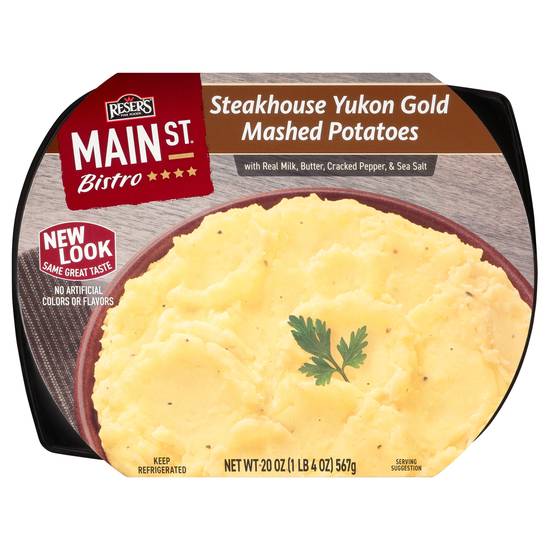 Main St Bistro Steakhouse Yukon Gold Mashed Potatoes (20 oz)