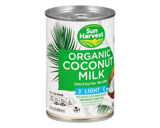 Sun Harvest · Organic Light Coconut Milk (13.5 fl oz)