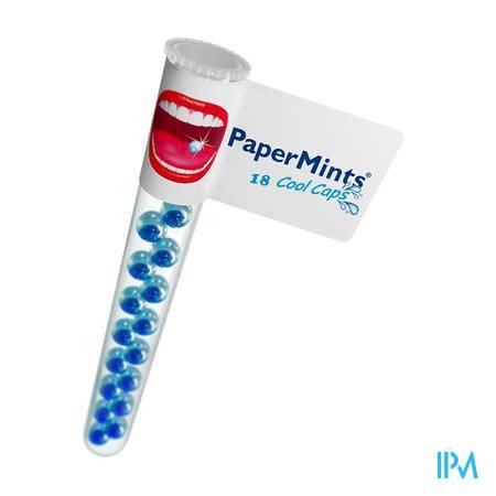 Papermints Coolcaps Bille Haleine Fraiche 18 Bucco-dentaire - Hygiène