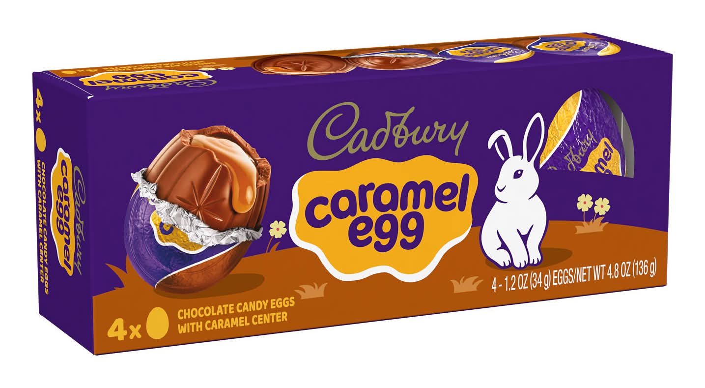 Cadbury Caramel Center Eggs Milk Chocolate (1.2 oz)