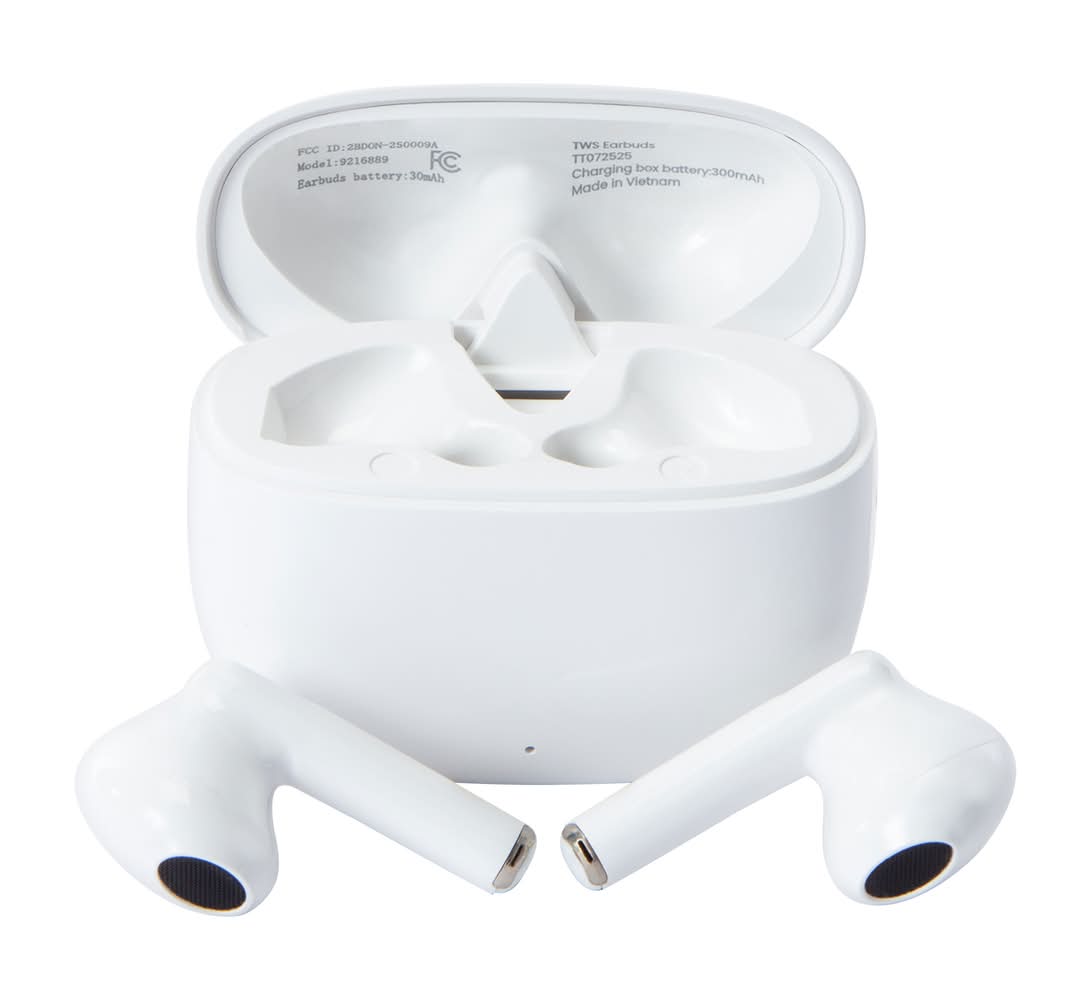 Volt True Wireless Earbuds White