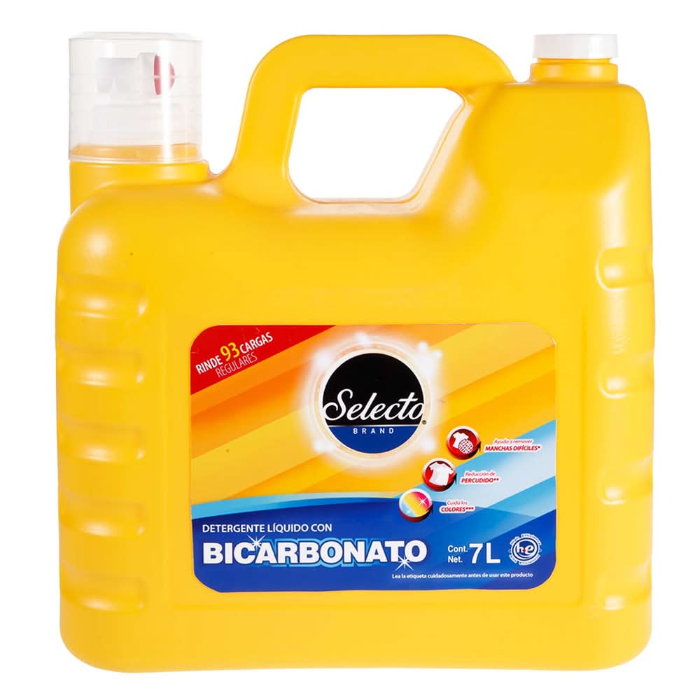 Selecto Brand · Detergente líquido con bicarbonato (7 L)