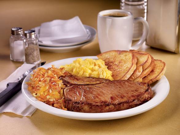 T-Bone Steak & Eggs (770-1020 Cals)