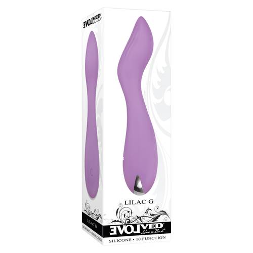 Lilac g Rechargeable Silicone Vibrator