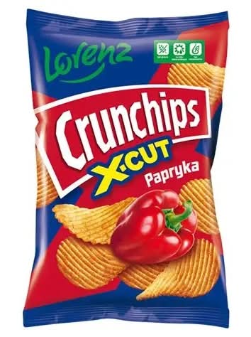 Chipsy Crunchips X-Cut Papryka 140g