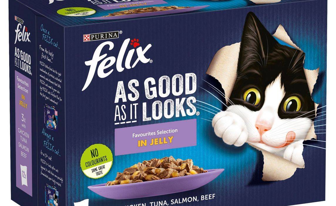 Felix As Good As It Looks Adult Cat Food Favourites Selection in Jelly 12 pack 100g (358563)