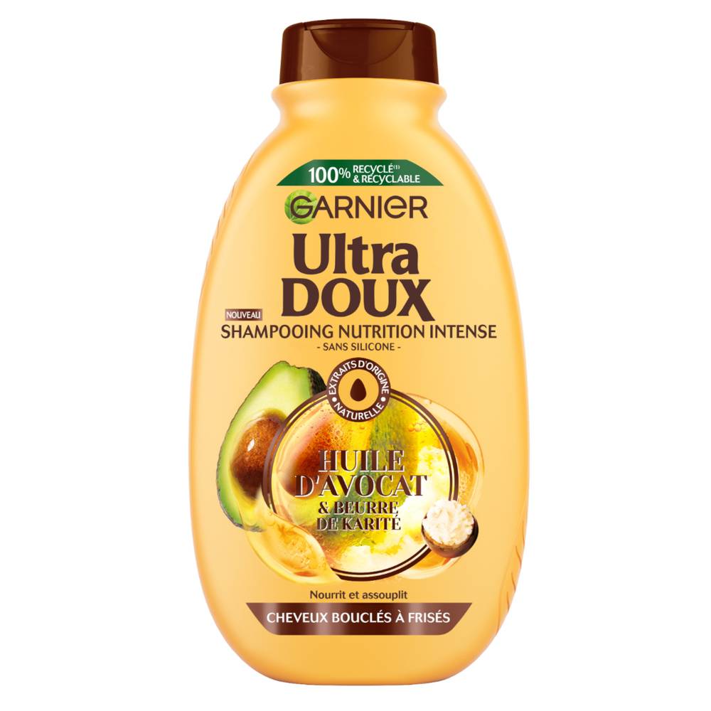 Garnier - Shampoing nutrition intense avocat karité (300ml)