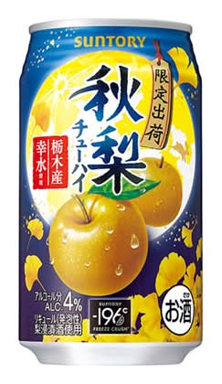 208160：サントリー -196℃ 秋梨 350ML缶 / Suntory -196℃ Akinashi (Pear)