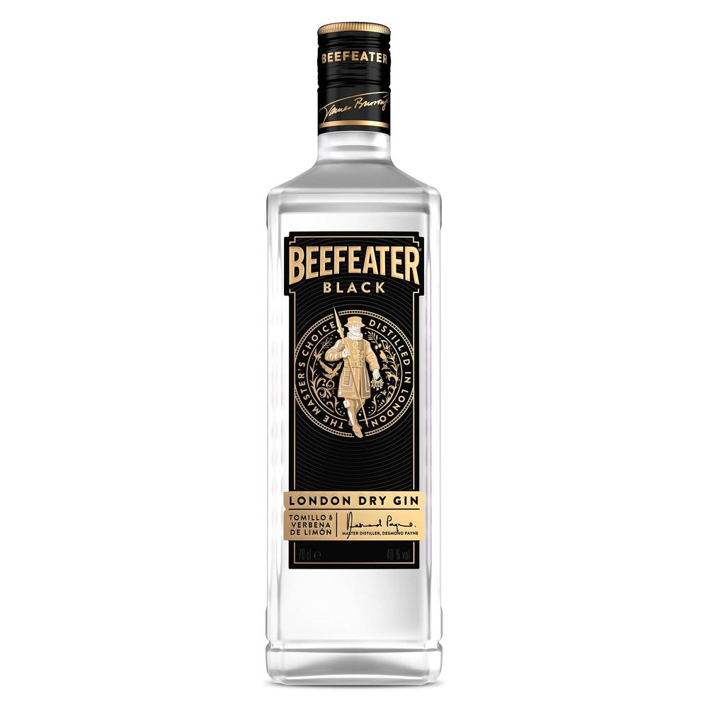 Ginebra Inglesa Con Tomillo Y Verbena De Limón Beefeater Black Botella 70 Cl