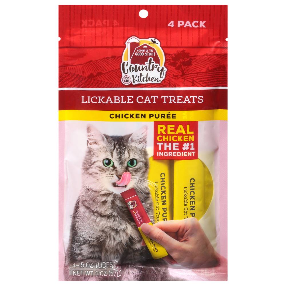 Bear Creek Lickable Cat Treats (chicken puree)